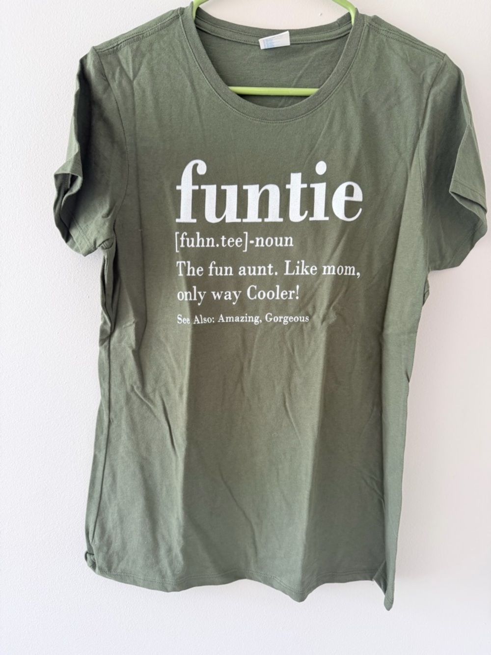 Funtie Graphic Tee - Olive Green